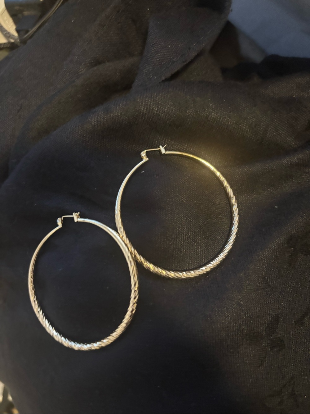 Vintage Gold Braided Hoop Earrings - Women Jewelry